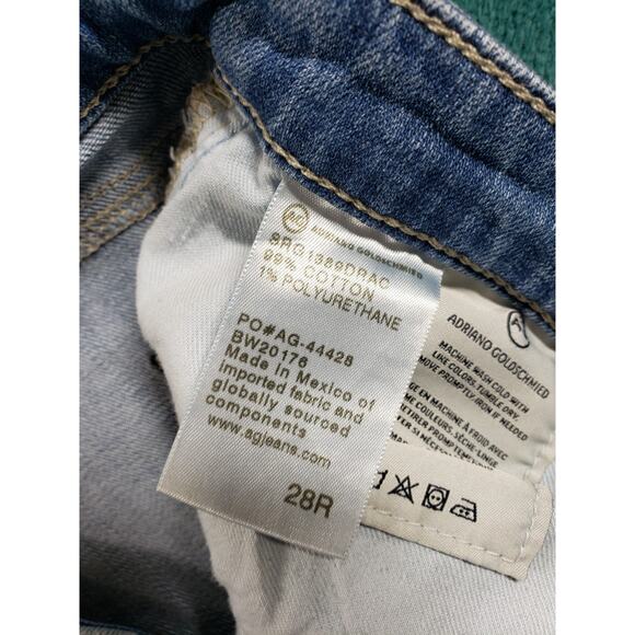 Adriano Goldschmied Jeans Size 28 Womens Blue Ladies Mid Rise Legging Ankle - Picture 4 of 13